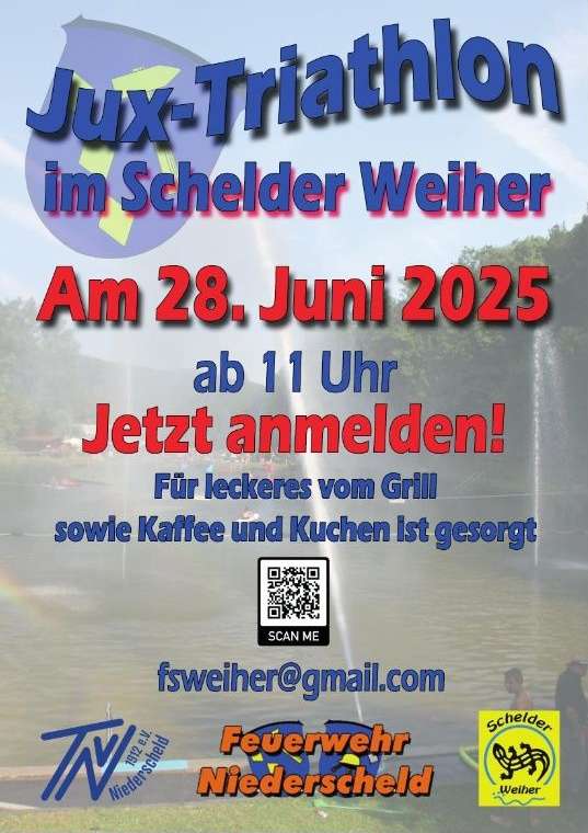 Jux-Triathlon im Schelder Weiher