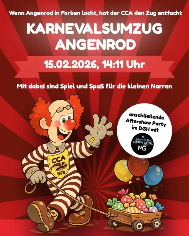 Karnevalsumzug Angenrod 2026