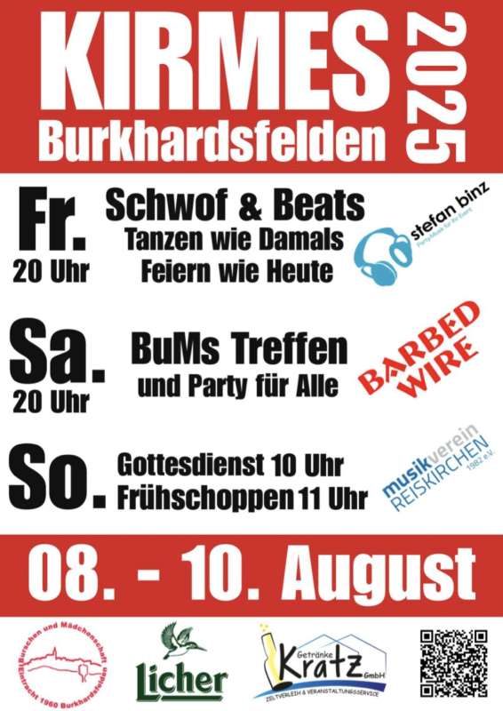 Kirmes Burkhardsfelden 2025