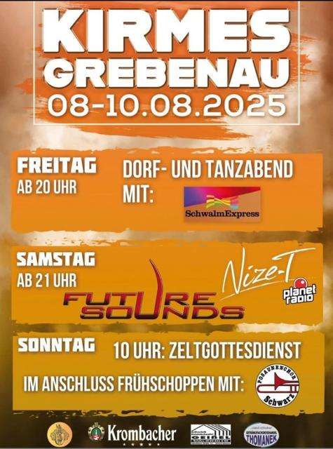 Kirmes Grebenau 2025