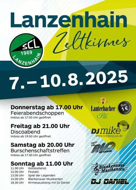 Kirmes Lanzenhain 2025