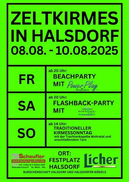 Kirmes in Halsdorf 2025