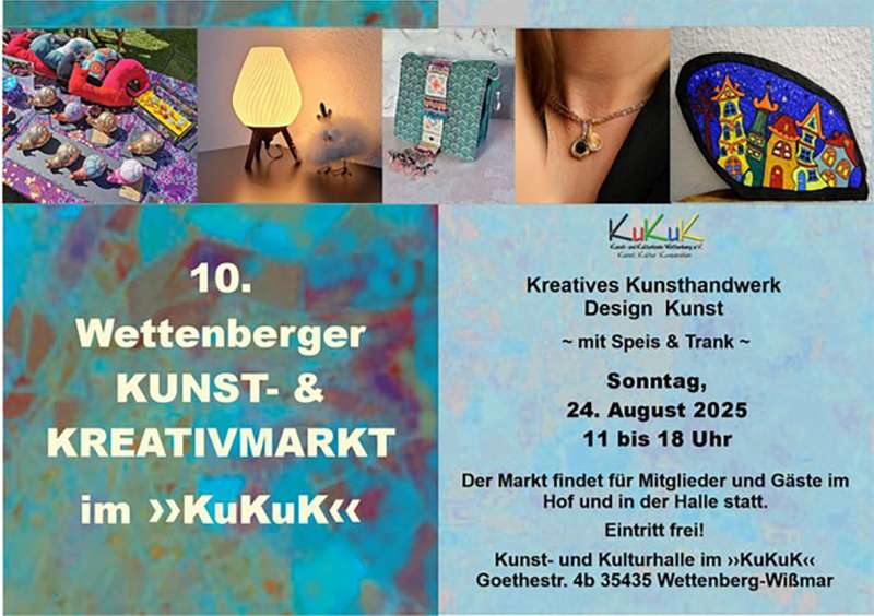 10. Kunst- und Kreativmarkt im KuKuK 2025