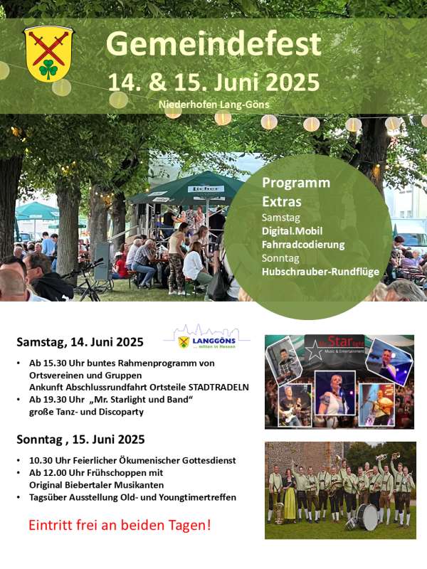 Langgönser Gemeindefest 2025