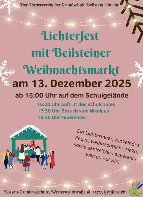 Lichterfest mit Beilsteiner Weihnachtsmarkt 2025