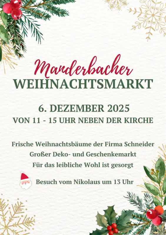 Manderbacher Weihnachtsmarkt 2025