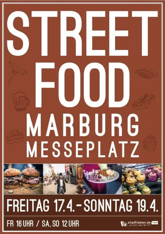 Vom 17. bis 19. April 2026 verwandelt sich der Messeplatz in Marburg in ein farbenfrohes Genussareal, wenn das Marburger Street Food Festival 2026 seine Türen öffnet.