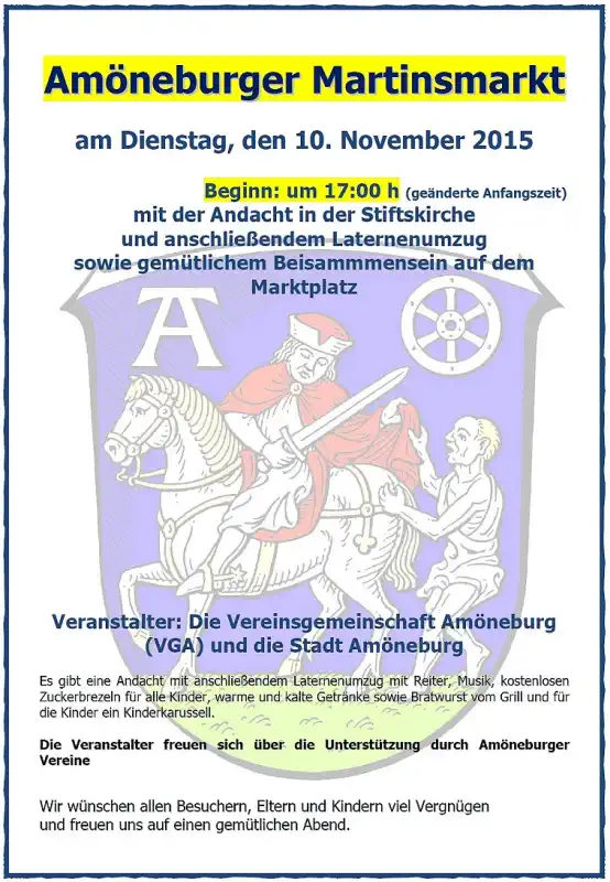 Martinsmarkt in Amöneburg 2025