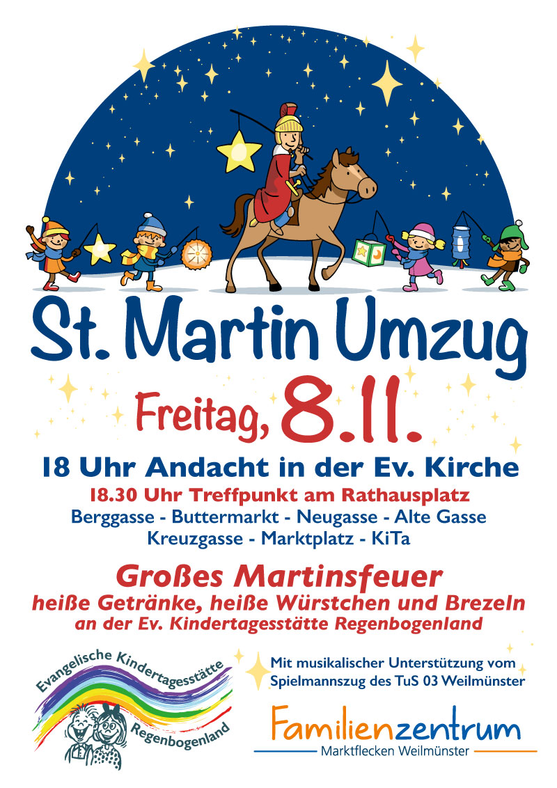 St. Martinsumzug in Weilmünster 2024