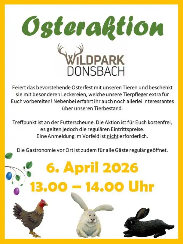 Osteraktion Wildpark Donsbach