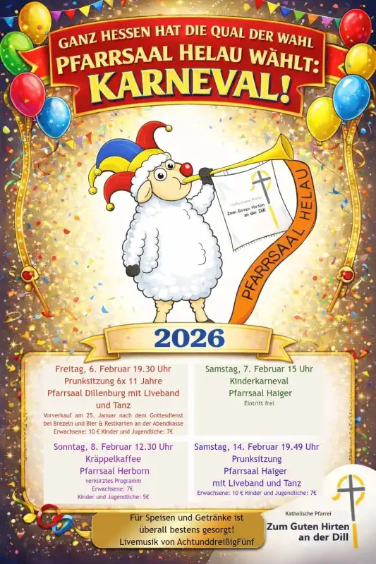 Pfarrsaal Helau - der Dillenburger Karneval
