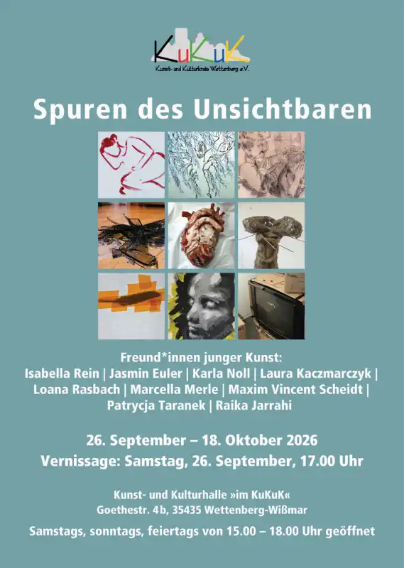 Die jüngste Ausstellung in der Halle des „Kunstkreises Wettenberg e.V. (KuKuK)“ wird von 9 Künstlerinnen gestaltet und fragt: Was bleibt von dem, was wir erleben, wenn der Moment längst vergangen ist?