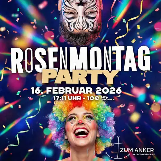 Rosenmontag-Party am Dutenhofener See