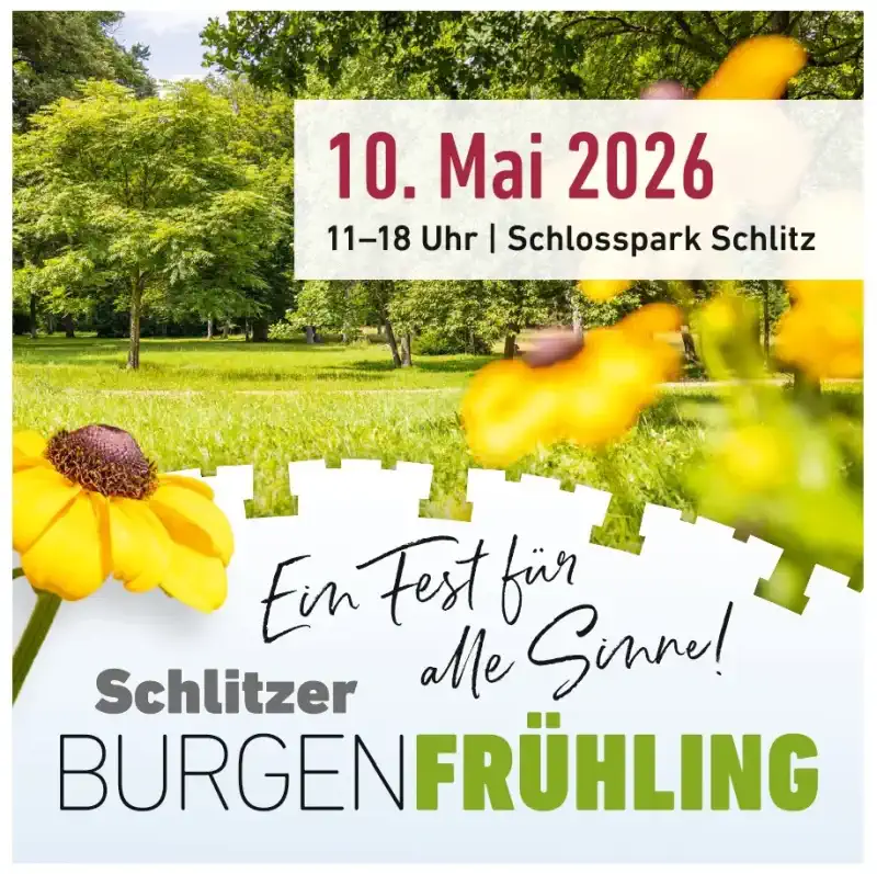 Am 10. Mai 2026 verwandelt sich der Schlosspark vor der eindrucksvollen Kulisse von Schloss Hallenburg erneut in ein farbenfrohes Frühlingsparadies.