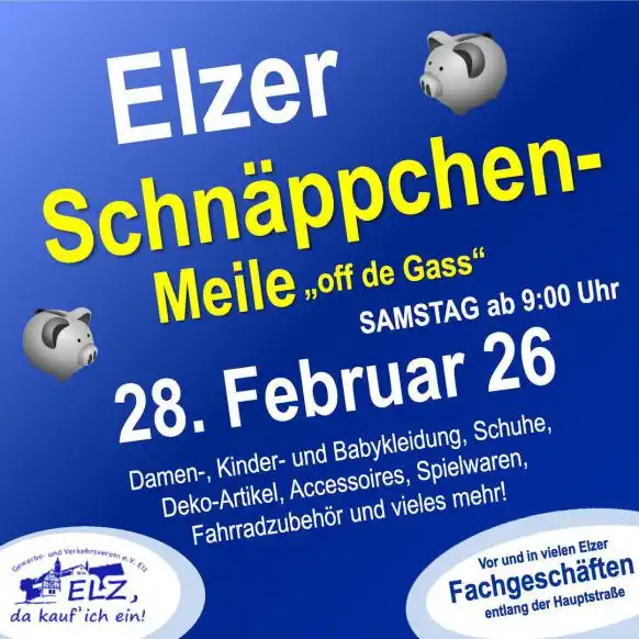 Schnäppchenmeile Elz