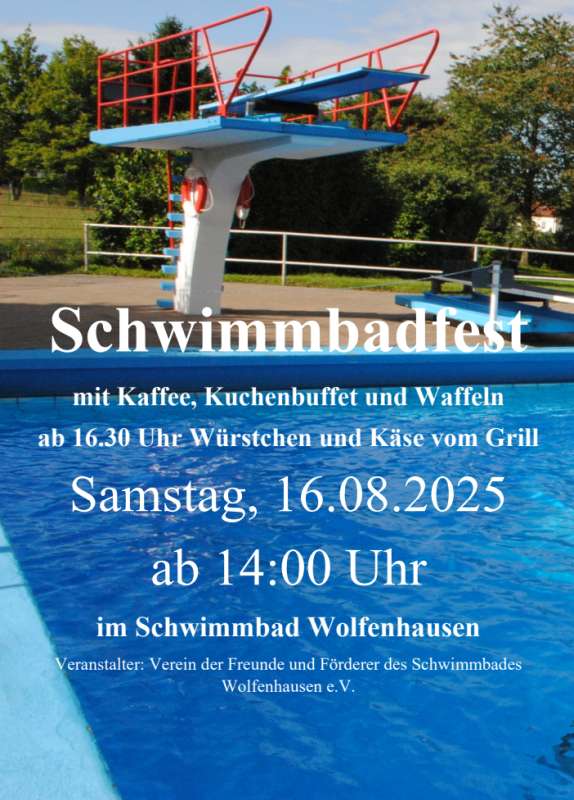 Schwimbadfest in Wolfenhausen