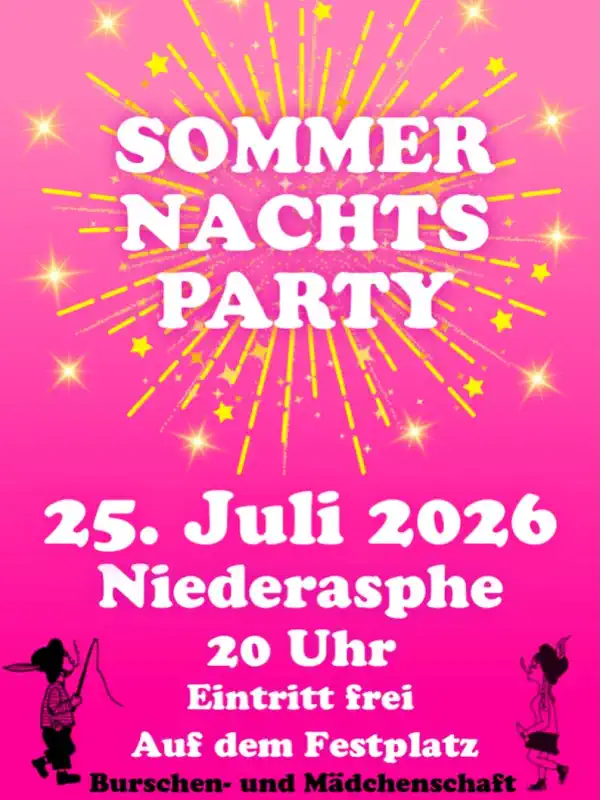 Sommernachts-Party in Niederasphe