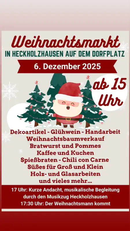 Weihnachtsmarkt in Heckholzhausen