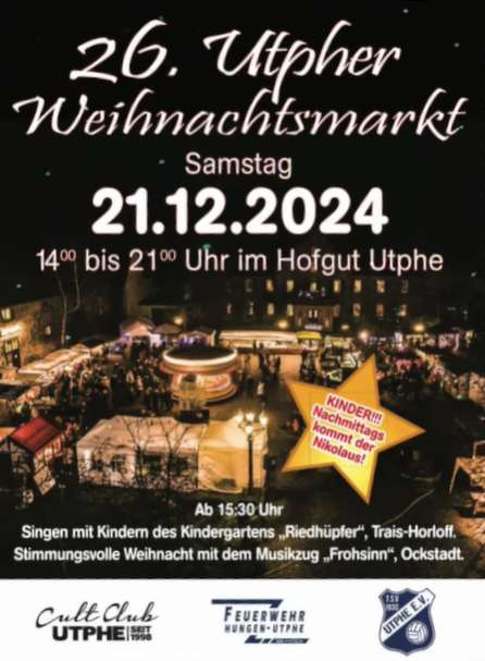 Weihnachtsmarkt Hofgut Utphe 2024