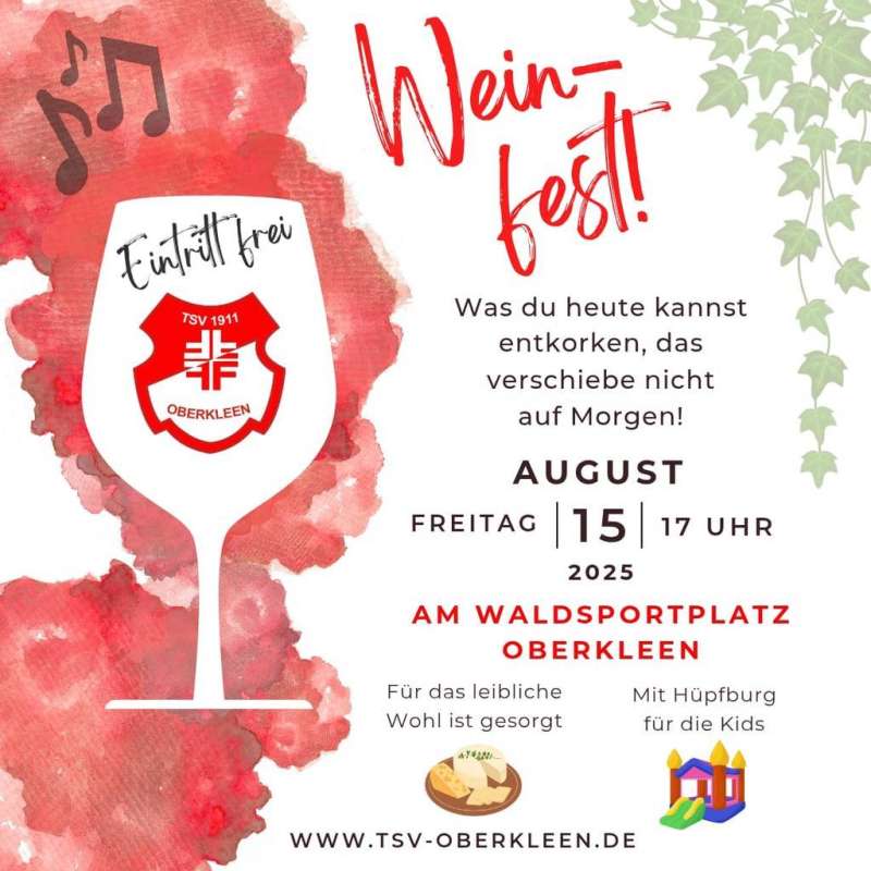 Weinfest Oberkleen 2025
