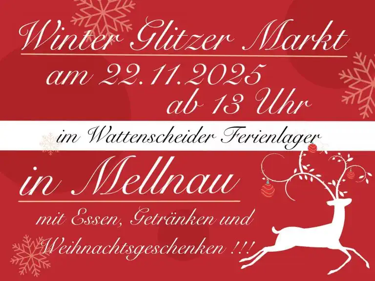 Winter Glitzer Markt Mellnau 2025