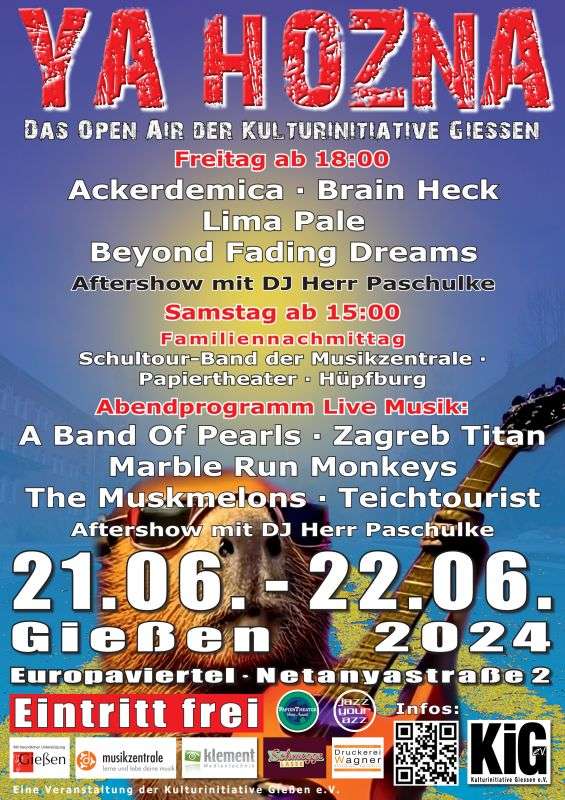 YA-HOZNA - Sommerfest der Kulturinitiative Gießen