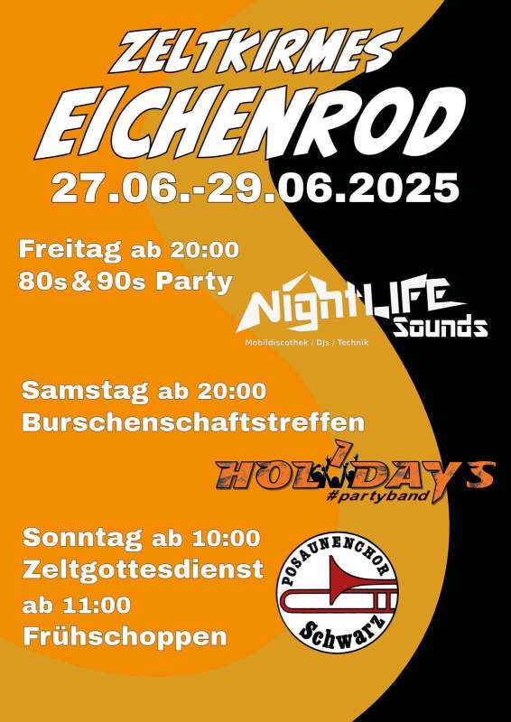 Zeltkirmes Eichenrod 2025