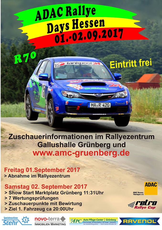 ADAC Rallye Days Hessen in Grünberg
