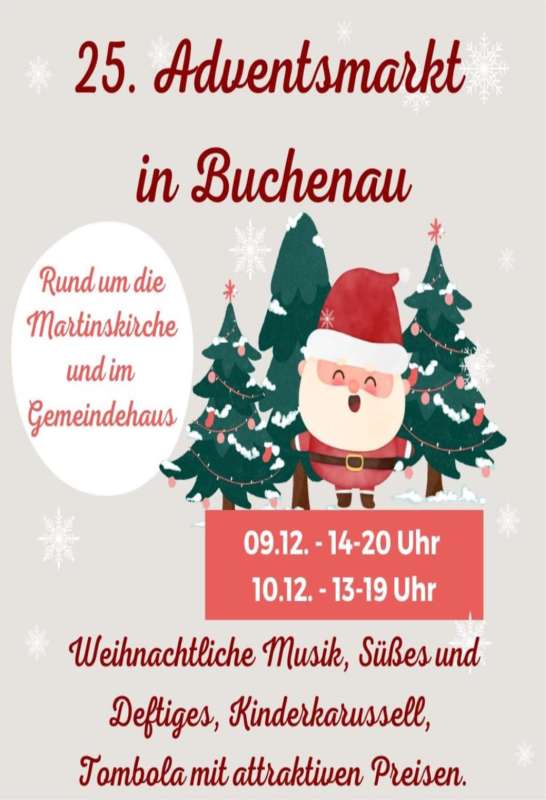 25. Adventsmarkt Förderkreis FSV Buchenau