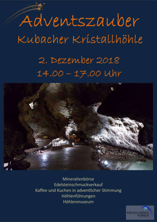 Adventszauber in der Kubacher Kristallhöhle