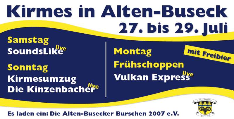 Alten-Busecker Kirmes 2019