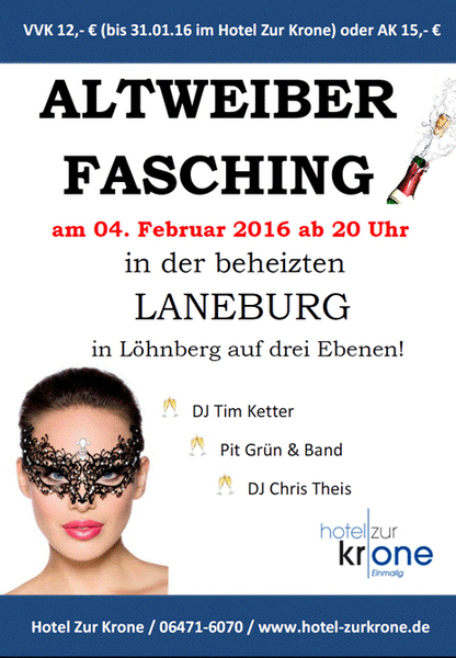 Altweiberfasching Laneburg Löhnberg
