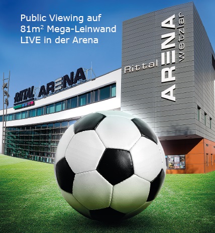 Public Viewing zur EM 2016 in der Rittal Arena Wetzlar