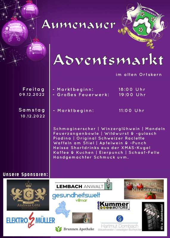 Aumenauer Adventsmarkt 2022