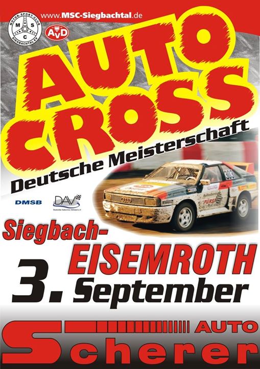 47. AvD/MSCS Autocross Preis vom Siegbachtal