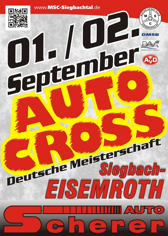 48. AvD/MSCS Autocross Preis vom Siegbachtal