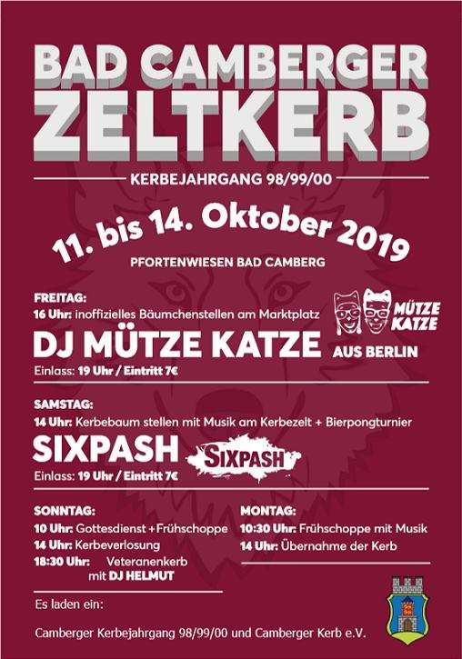 Bad Camberger Zeltkerb 2019