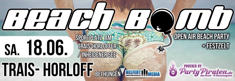 Beach Bomb - Beach Party Inheidener See 2016