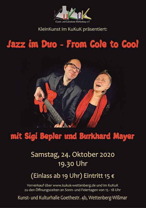 Jazz Duo - From From Cole to Cool mit Sigi Bepler und Burkhard Mayer