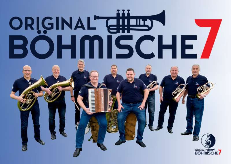 Laubacher Schlossparkkonzert mit den Original Böhmische 7