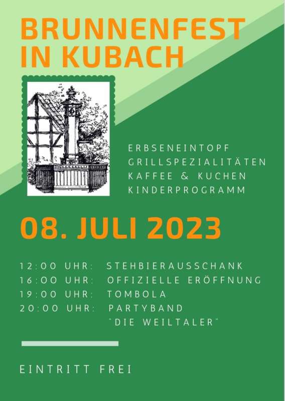 Brunnenfest Kubach 2023