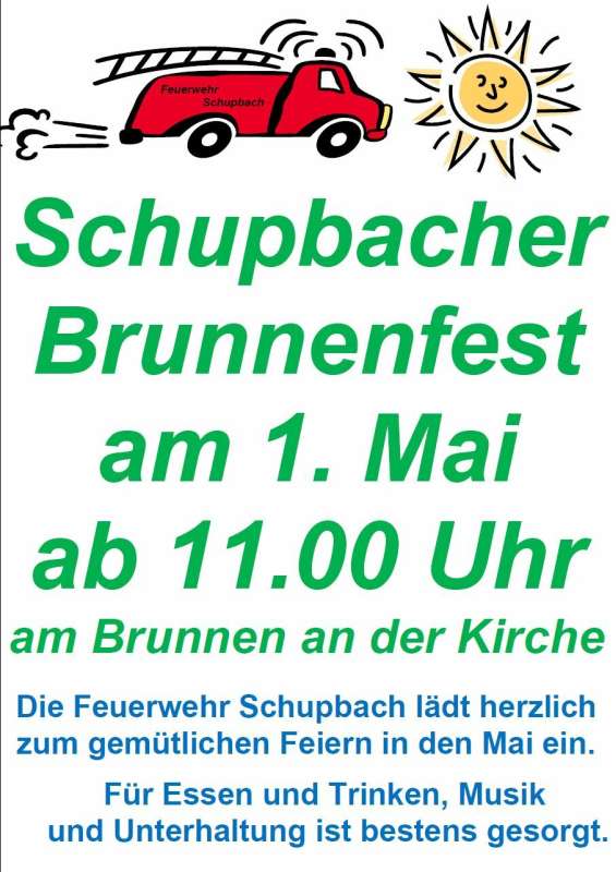 Brunnenfest Schupbach 2019