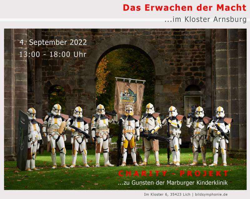 Charity-Aktion: Das Erwachen der Macht im Kloster Arnsburg