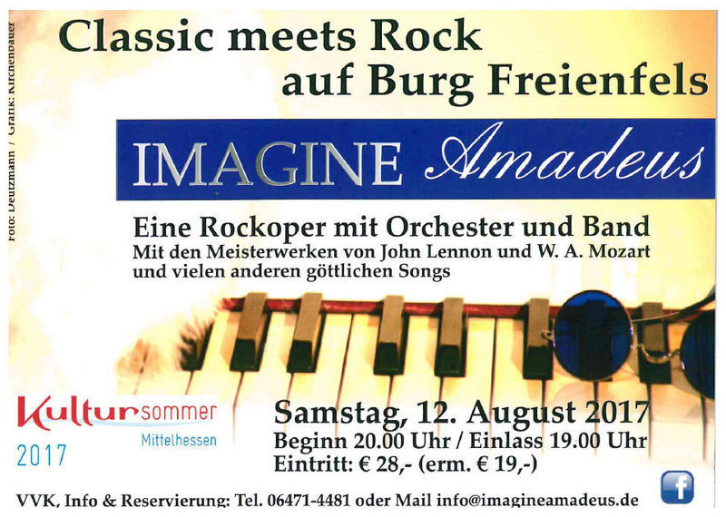 Imagine Amadeus - Classic meets Rock auf Burg Freienfels