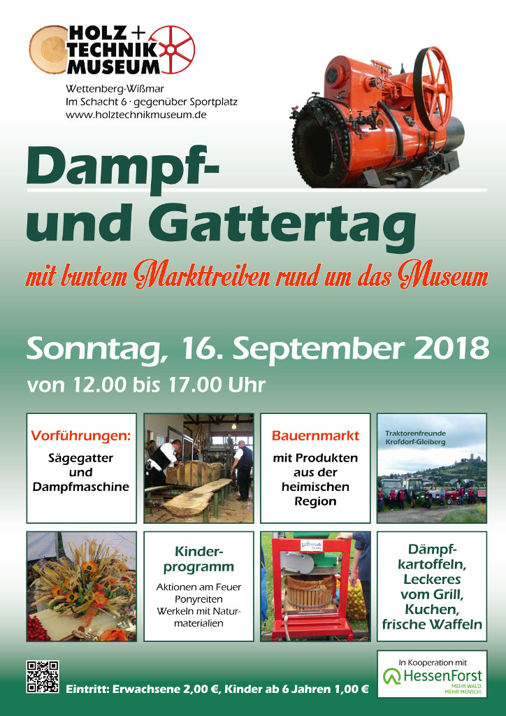 Bauernmarkt mit Dampf- und Gattertag Wettenberg 2018