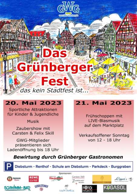 Altstadtfest Grünberg 2023