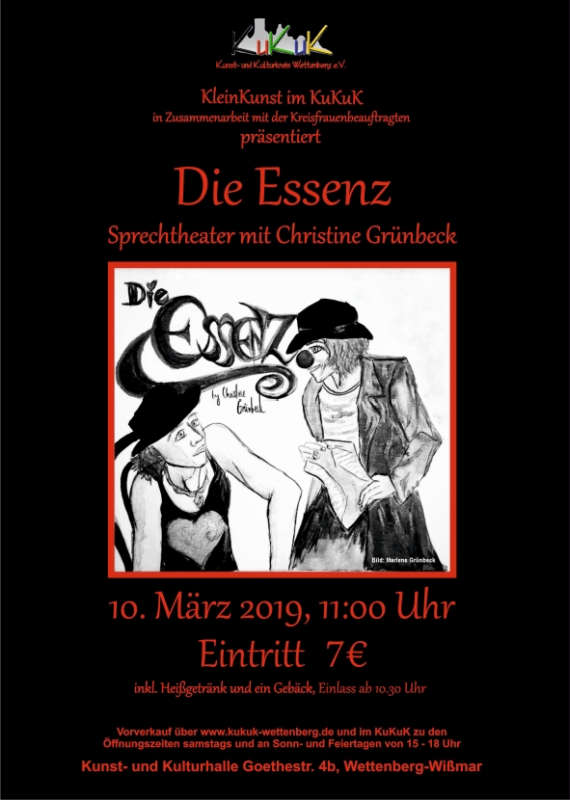 DIE ESSENZ - Sprechtheater mit Christine Grünbeck