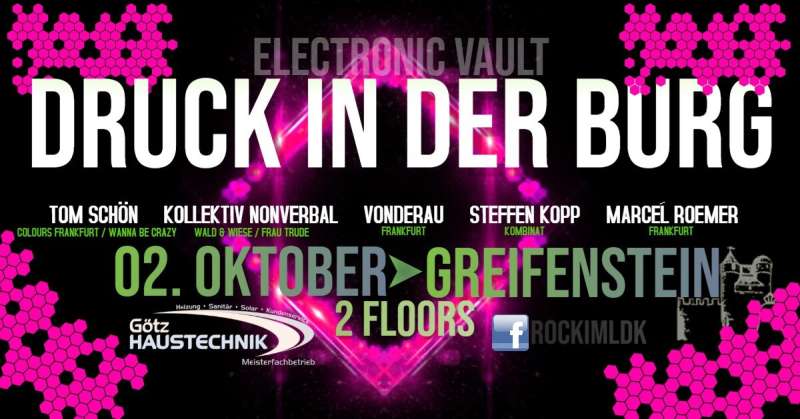 Druck in der Burg - Electronic Vault