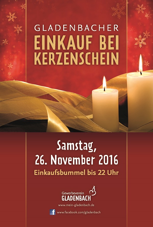 Einkauf bei Kerzenschein in Gladenbach 2016