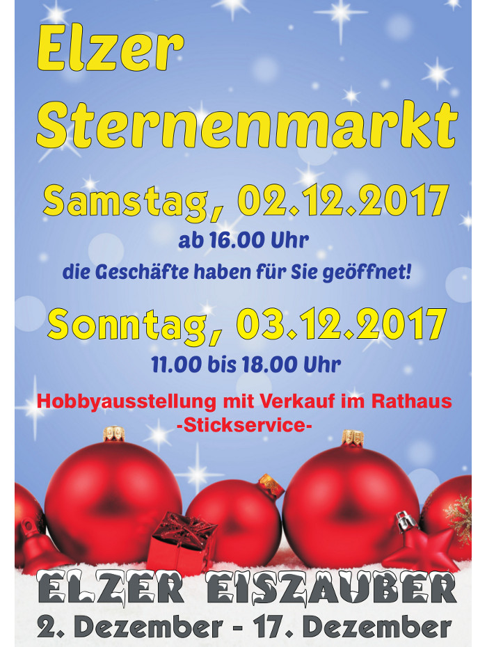 Elzer Sternenmarkt 2017